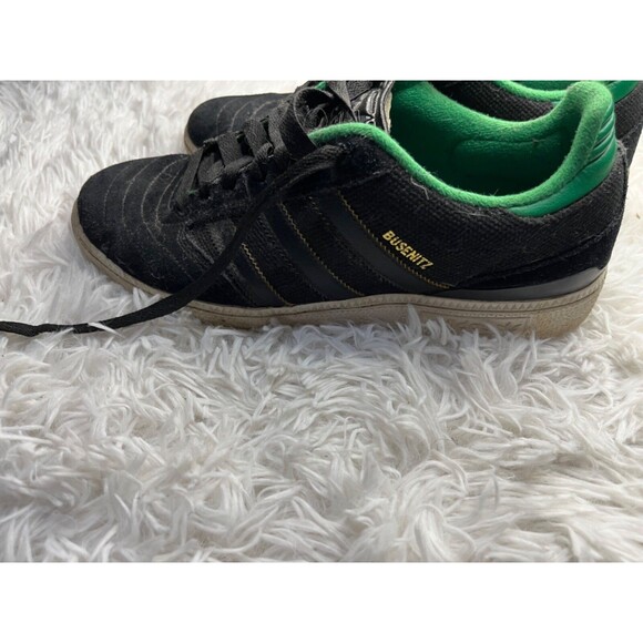 Pre-Owned Men’s Size U.S 9 Adidas Busenitz - Black with Green main image 4